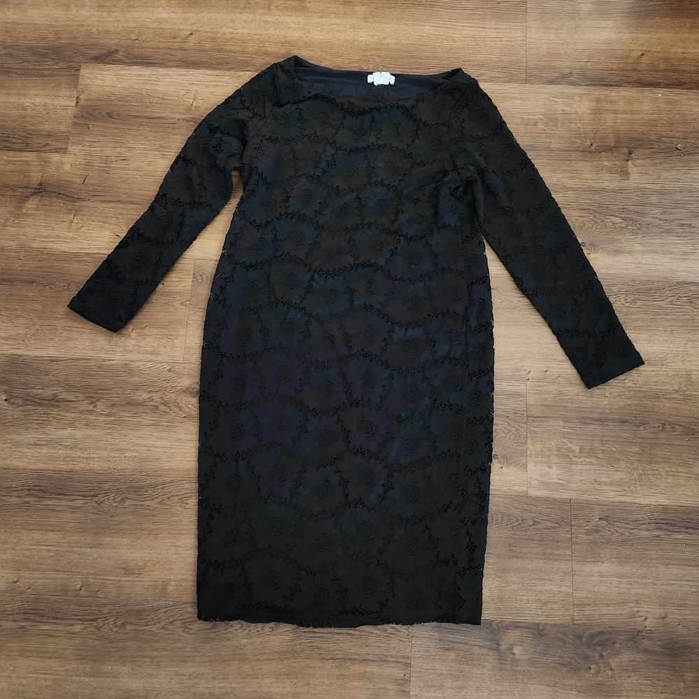Ingrid & Isabel Maternity Black Long Sleeve Dress